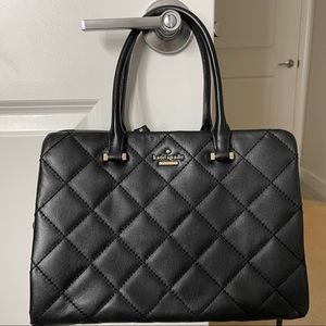 Black quilted Kate Spade Purse